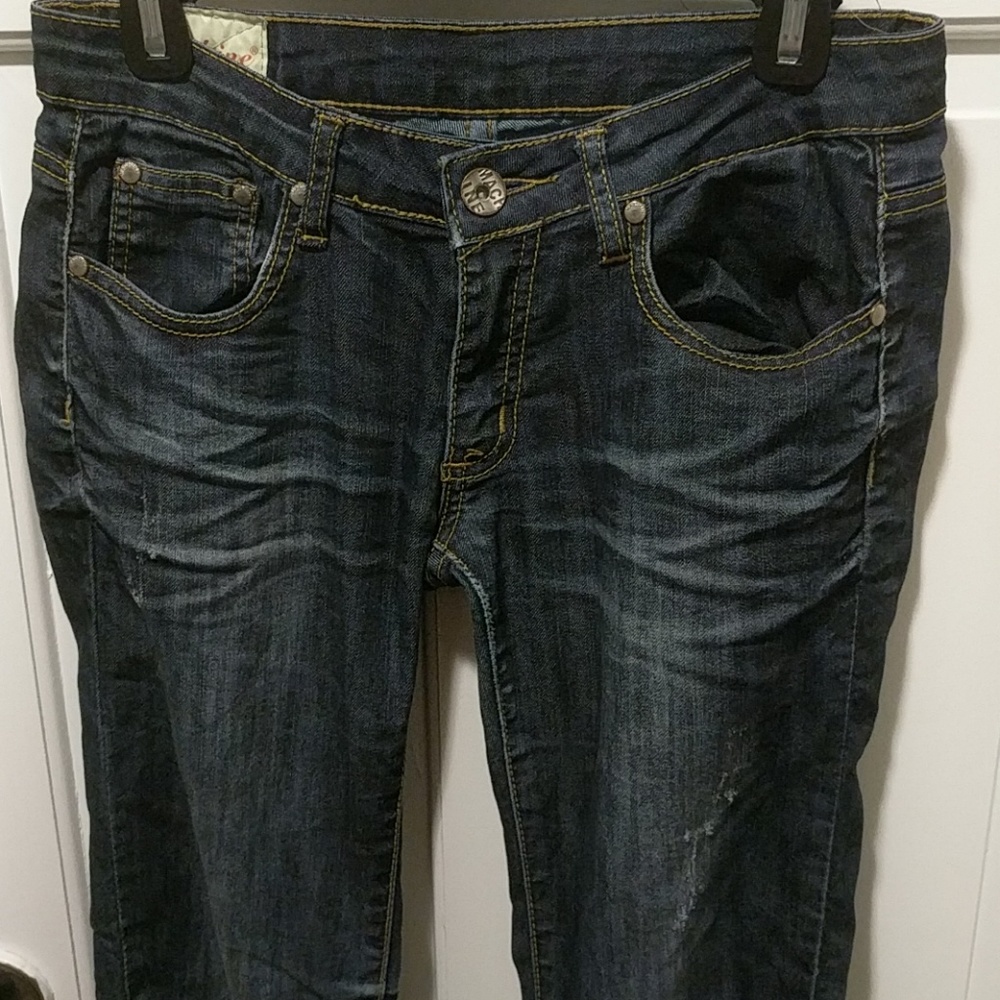 Machine Cropped Jeans - Picture 4 of 4